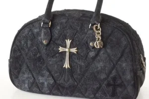 Chrome Hearts Bag Colette Bowling Bag Suede Sterling Silver Stunner
