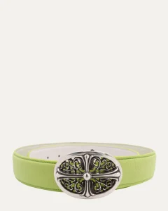 Oval Cross Chrome Hearts Belt