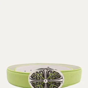 Oval Cross Chrome Hearts Belt
