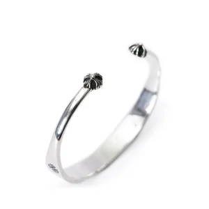 Chrome Hearts Plus Logo Flat Cuff Bracelet