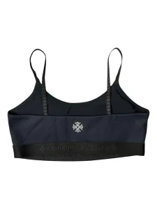 Chrome Hearts logo yoga sports bra