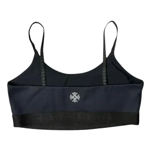 Chrome Hearts logo yoga sports bra