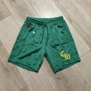 Chrome Hearts Green Mesh Shorts