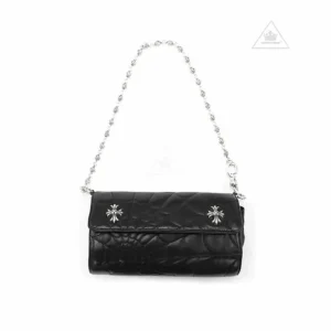 Chrome Hearts Spider Web Quilted Dinner Purse