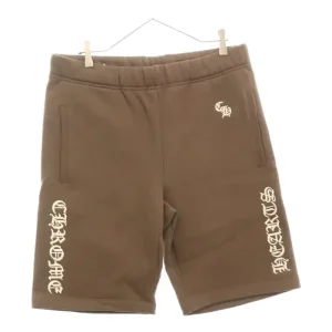 CHROME HEARTS Y NOT SLO RIDE Logo Embroidered Sweat Shorts