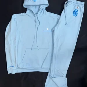 Chrome Hearts Miami Art Basel SweatSuit Blue