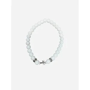 Chrome Hearts Cemetery White Beaded Bracelet