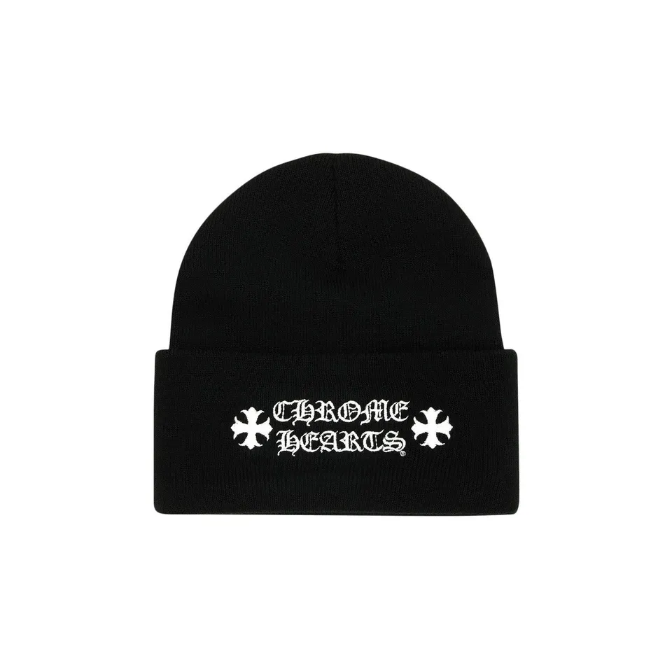 Black Chrome Hearts Beanie Black Chrome Hearts Beanie