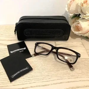 Chrome Hearts Fun Hatch Black glasses