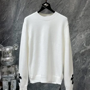 Chrome Hearts Beige Long Sleeve Sweater
