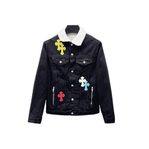Chrome Hearts Black Denim Jacket