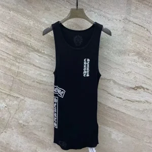 Chrome Hearts Black Tank Top