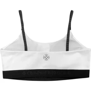 Chrome Hearts Logo Yoga Wear Sports Bra