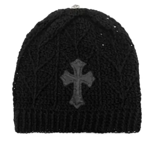 Chrome Hearts Black Beanie