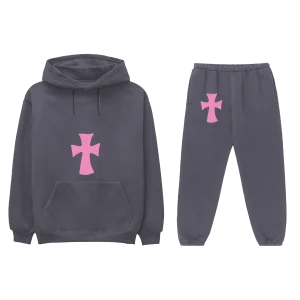 Chrome Hearts Drak Grey Tracksuit
