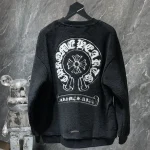 Chrome Hearts Horse Shoe Logo Wool Sweatshirt