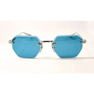 Chrome Hearts Luxury Blue Lens glasses
