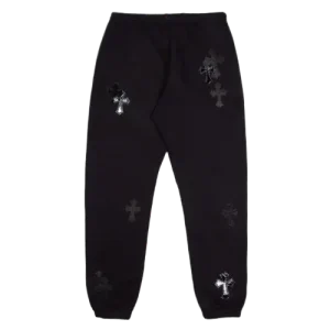 Chrome Hearts Mixed Cross Patch Black Sweatpant