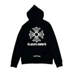 Chrome Hearts New Malibu Maltese Cross Zip Up Black Hoodie