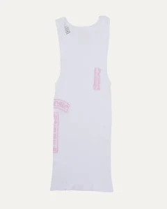 Chrome Hearts T-Bar Logo Ribbed Tank Top