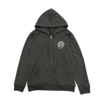 Chrome Hearts Zip Up Tokyo Grey Hoodie