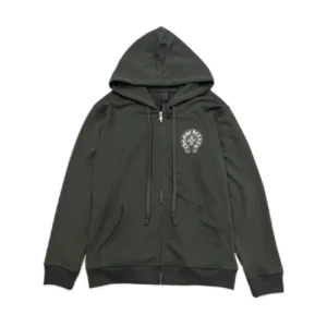 Chrome Hearts Zip Up Tokyo Grey Hoodie