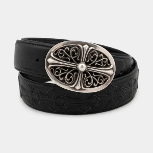 Chrome Hearts Destroyer Cross Patched Belt Strap