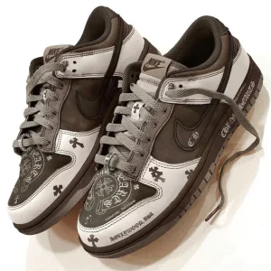 Nike Dunk Low Chrome Hearts Custom