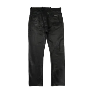 Knee Pants Leather Fleur