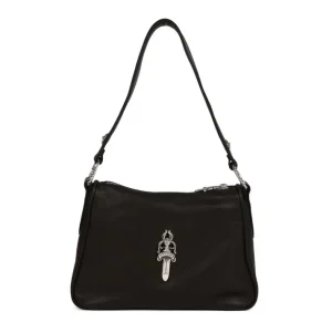 CHICKEN NUGGET DAGGER BAG - BLACK