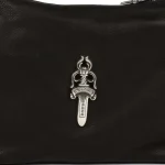 CHICKEN NUGGET DAGGER BAG - BLACK
