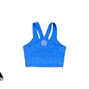 Chrome Hearts Motif Sports Bra Blue