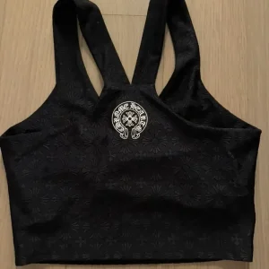 chrome hearts monogram logo sports bra