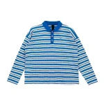 Chrome Hearts Blue Polo Shirt