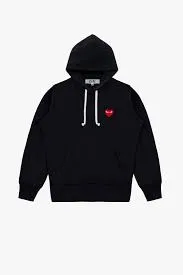 Comme Des Garcon Black Hoodie Zip Up