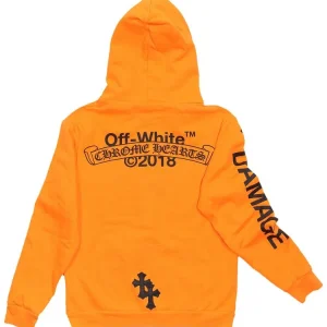 off-white Chrome hearts hoodie