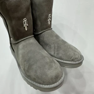 Chrome Hearts UGGS Greenish Gray Cross Boots