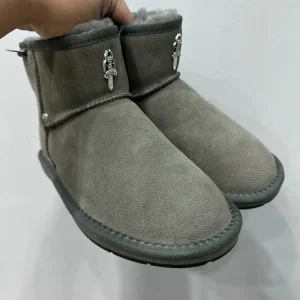 Chrome Hearts UGGS Gray Cross Boots Low