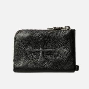Chrome Hearts Cross Patch Zip Wallet