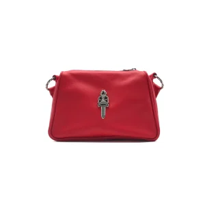 Chrome Hearts Red Silver Dagger Chicken Nugget Bag