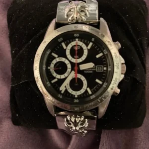 Chorme Hearts Seiko Custom Belt Watch Quartz