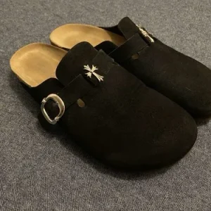 Custom Chrome Heart Birkenstocks
