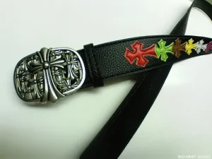 Chrome Hearts Destroyer Cross Patched Belt Strap
