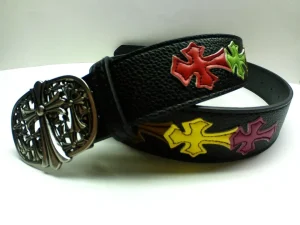 Chrome Hearts Destroyer Cross Patched Belt Strap