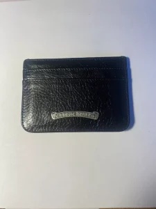chrome hearts Leather Cardholder Cross